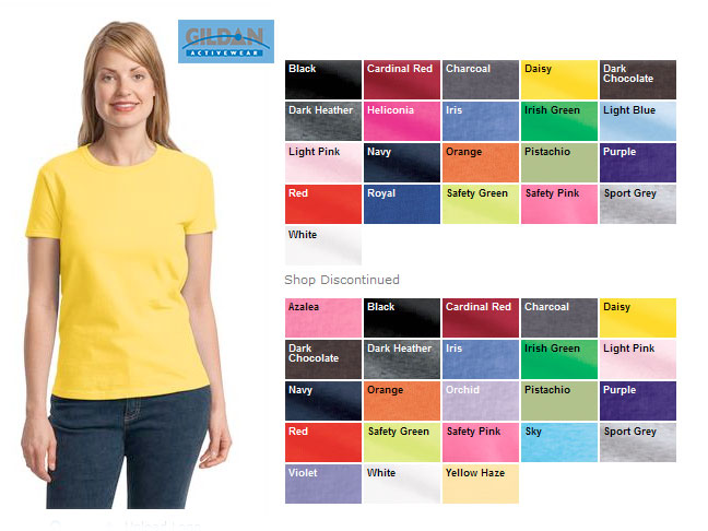 Gildan Ladies 6.1 oz T