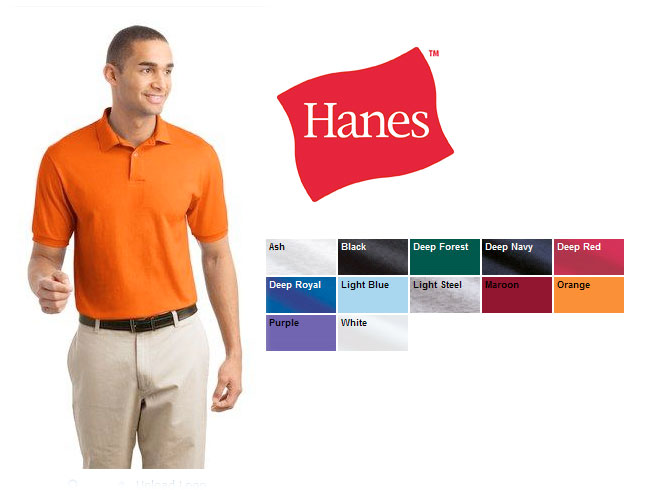 Hanes Comfortblend Jersey Knit Polo