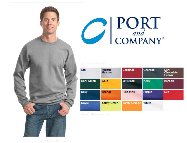 Port ans Co 9oz Sweatshirt