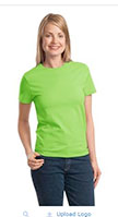 Port and Co Ladies 6.1oz T