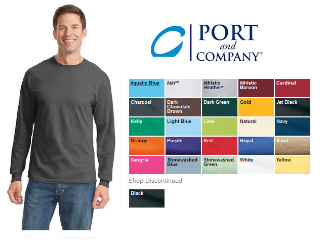Port and Co Long Sleeve