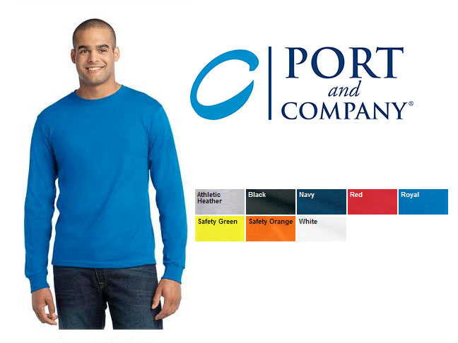 Port and Co All American Long Sleeve Tee